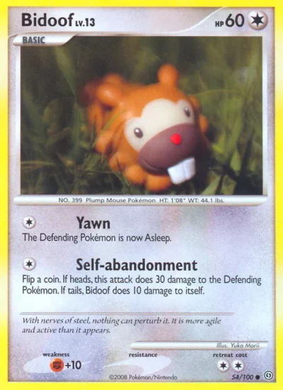 Bidoof (Stormfront 54)