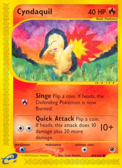 Cyndaquil (Expedition Base Set 104)