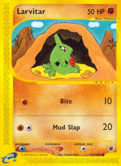 Larvitar (Expedition Base Set 116)