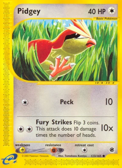 Pidgey (Expedition Base Set 123)