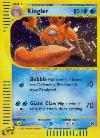 Kingler (Expedition Base Set 15)