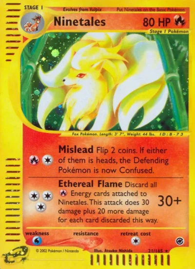 Ninetales (Expedition Base Set 21)