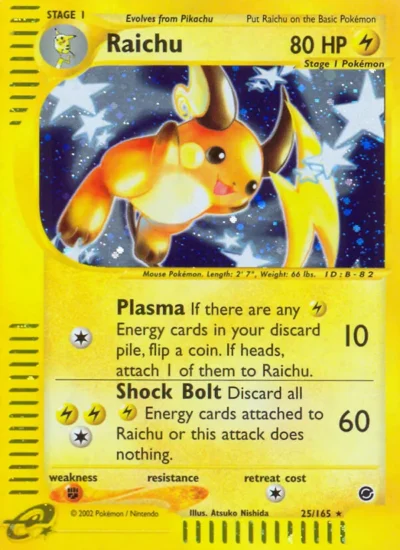 Raichu (Expedition Base Set 25)