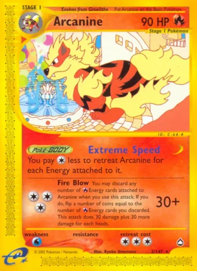 Arcanine (Aquapolis 2)