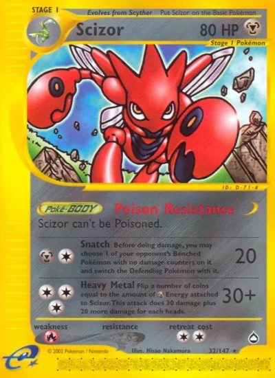 Scizor (Aquapolis 32)