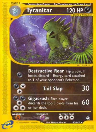 Tyranitar (Aquapolis 40)