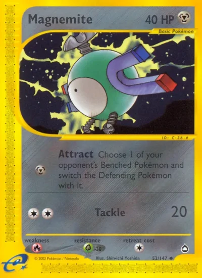 Magnemite (Aquapolis 52)