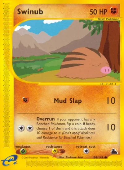 Swinub (Skyridge 108)