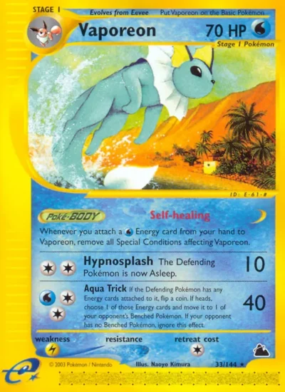 Vaporeon (Skyridge 33)