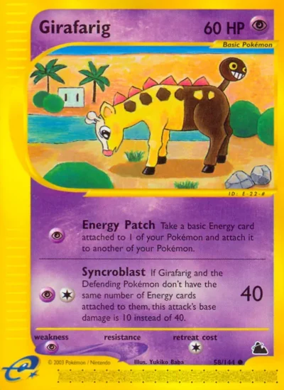 Girafarig (Skyridge 58)