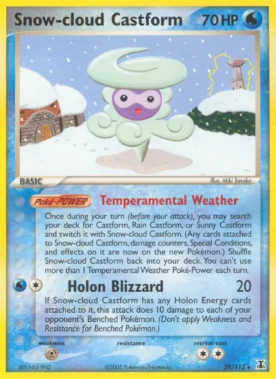 Snow-cloud Castform (Delta Species 29)