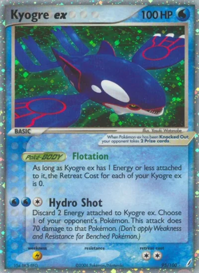Kyogre ex (Crystal Guardians 95)