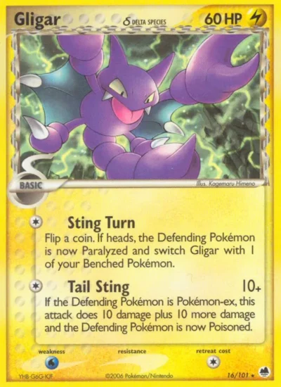 Gligar δ (Dragon Frontiers 16)