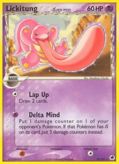 Lickitung δ (Dragon Frontiers 19)