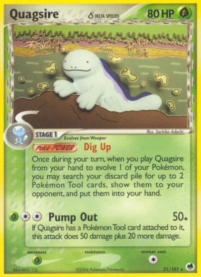 Quagsire δ (Dragon Frontiers 21)