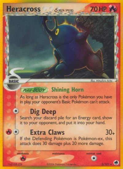 Heracross δ (Dragon Frontiers 3)