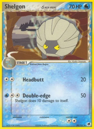 Shelgon δ (Dragon Frontiers 38)