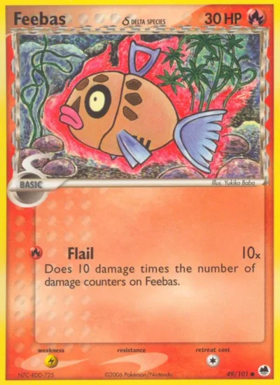 Feebas δ (Dragon Frontiers 49)