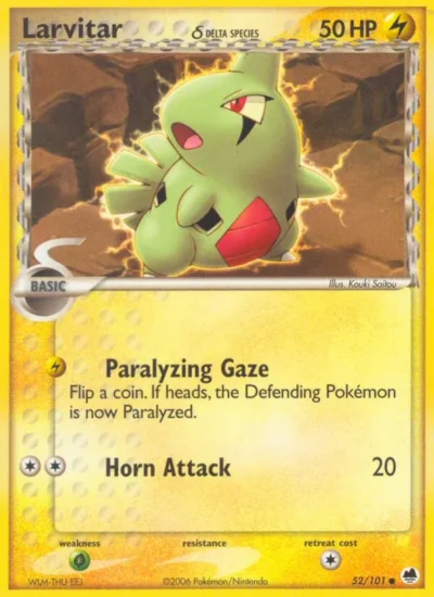 Larvitar δ (Dragon Frontiers 52)