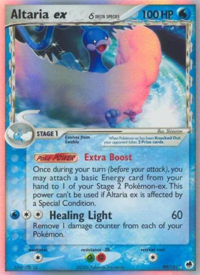 Altaria ex δ (Dragon Frontiers 90)
