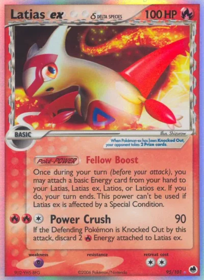 Latias ex δ (Dragon Frontiers 95)