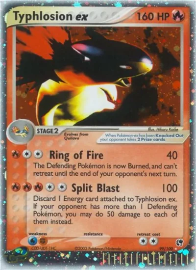 Typhlosion ex (Sandstorm 99)