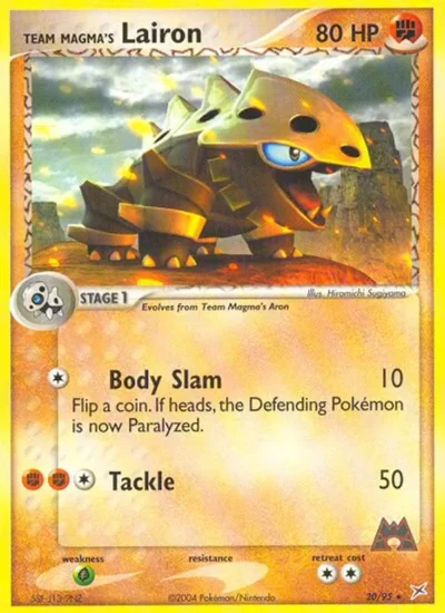 Team Magma's Lairon (Team Magma vs Team Aqua 20)