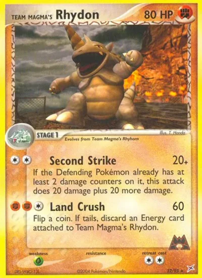Team Magma's Rhydon (Team Magma vs Team Aqua 22)