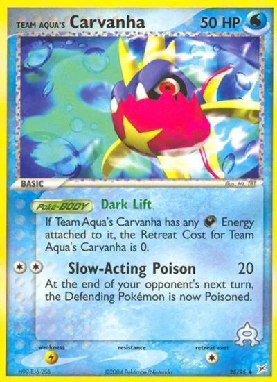 Team Aqua's Carvanha (Team Magma vs Team Aqua 25)