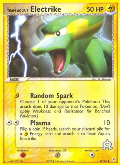 Team Aqua's Electrike (Team Magma vs Team Aqua 27)