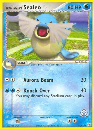 Team Aqua's Sealeo (Team Magma vs Team Aqua 31)