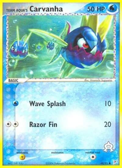 Team Aqua's Carvanha (Team Magma vs Team Aqua 48)