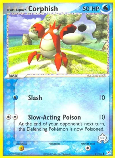 Team Aqua's Corphish (Team Magma vs Team Aqua 51)