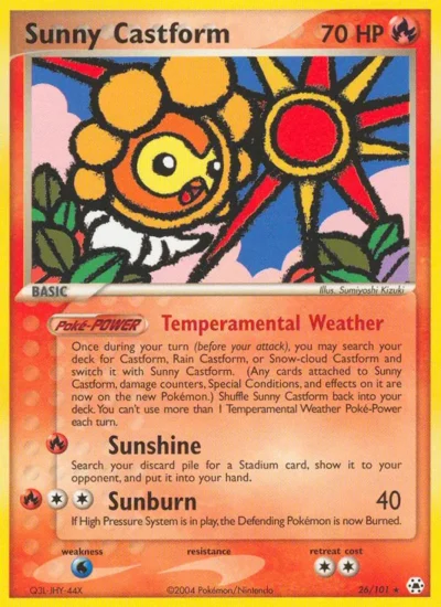 Sunny Castform (Hidden Legends 26)