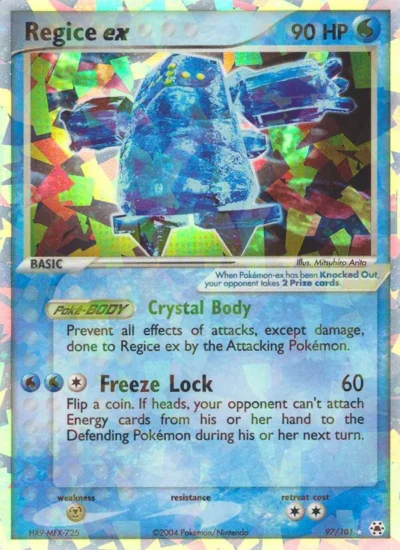 Regice ex (Hidden Legends 97)