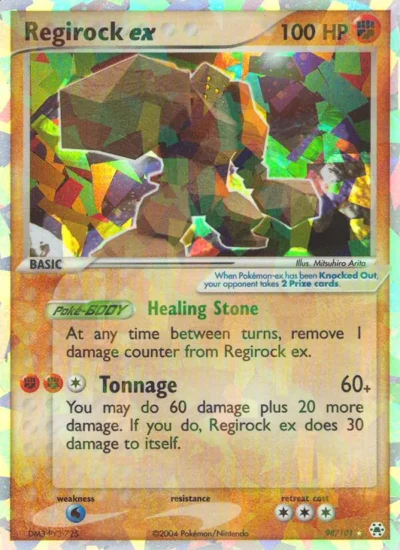 Regirock ex (Hidden Legends 98)