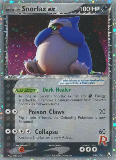 Rocket's Snorlax ex (Team Rocket Returns 104)