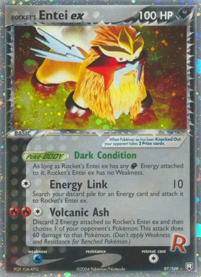 Rocket's Entei ex (Team Rocket Returns 97)