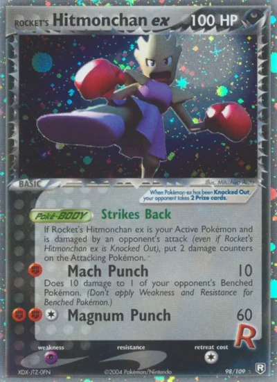 Rocket's Hitmonchan ex (Team Rocket Returns 98)