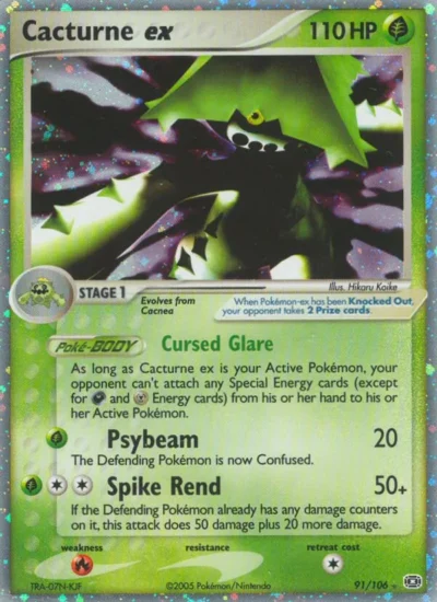 Cacturne ex (Emerald 91)