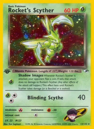 Rocket's Scyther (Gym Heroes 13)