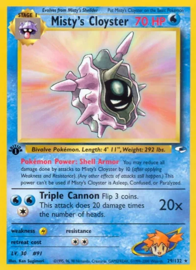 Misty's Cloyster (Gym Heroes 29)
