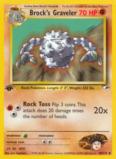 Brock's Graveler (Gym Heroes 40)