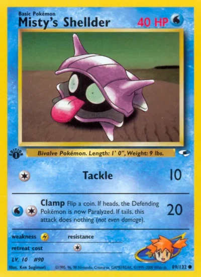 Misty's Shellder (Gym Heroes 89)