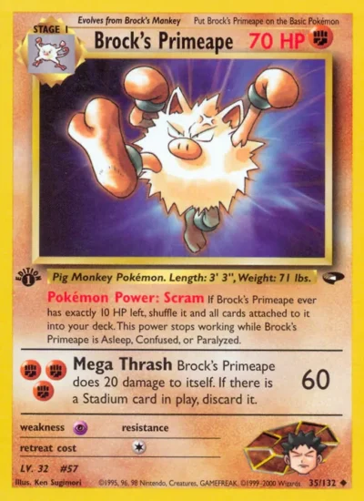 Brock's Primeape (Gym Challenge 35)