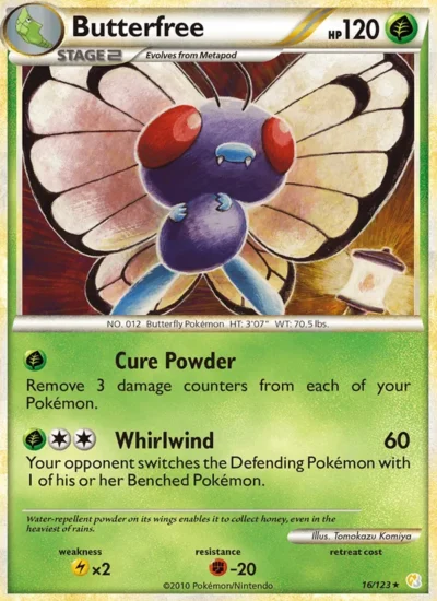 Butterfree (HeartGold SoulSilver 16)