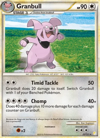Granbull (HeartGold SoulSilver 22)