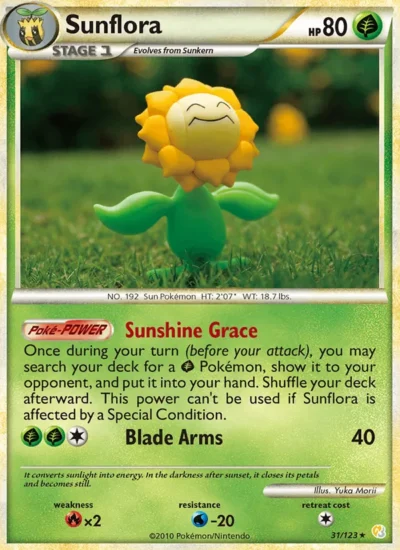 Sunflora (HeartGold SoulSilver 31)