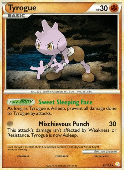 Tyrogue (HeartGold SoulSilver 33)
