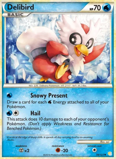 Delibird (HeartGold SoulSilver 39)